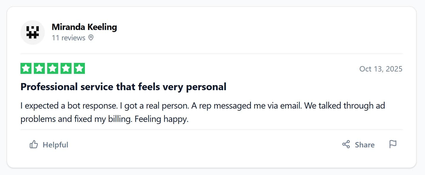 Customer testimonial 15